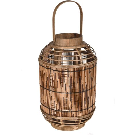 Lanterna in Rattan H 40 cm