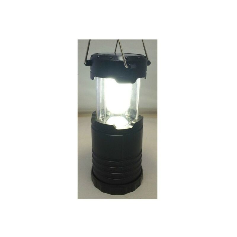 Image of Trade Shop - Lanterna Lampada Da Campeggio Trekking Ricaricabile Ad Energia Solare 8 Led