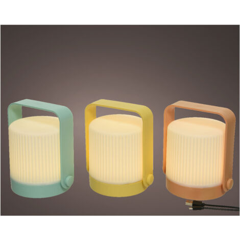LANTERNA LED DA CAMPEGGIO H16CM MULTICOLOR.