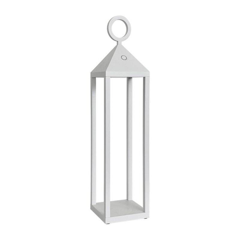 Rossini Illuminazione - Lanterne Pic Nic led moderne 2,2 w IP54 rechargeable et dimmable h. 47cm blanc Rossini Illuminazione - Lanterne Pic Nic led moderne 2,2 w IP54 rechargeable et dimmable h. 47cm blanc