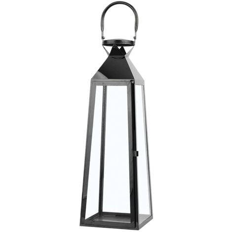 Lanterna nera 42 cm Crete