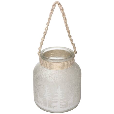 Lanterna paesaggio di neve h.16cm - Feeric lights & christmas