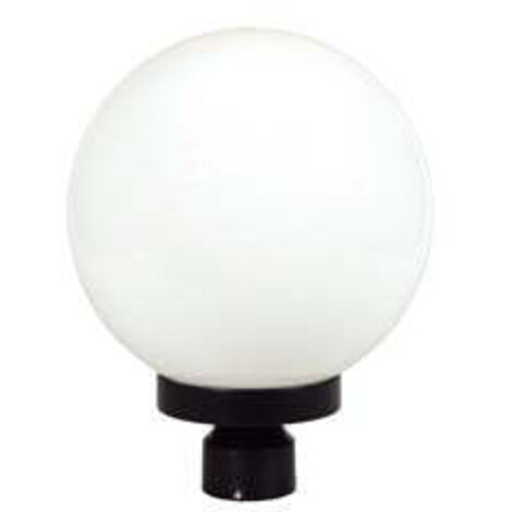 LANTERNA PER PALO MM.60 MODELLO SFERA NERO