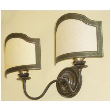 LANTERNA PLAFONIERA APPLIQUE SIRMIONE 2 LUCI CM.25X50X18 ILLUMINAZIONE