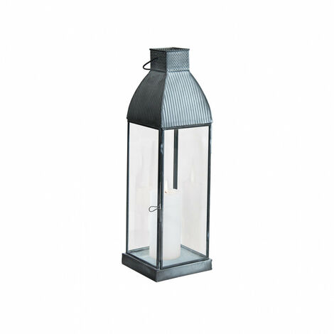 Lanterna portacandela metallo/vetro Eleusi Collection