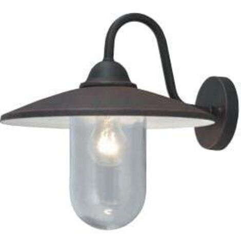 Lanterna portofino alluminio nero giardino 60w cm 36x35h per arredo giardino