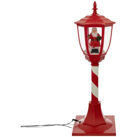 Lanterna rossa h90cm 30 led bianco freddo con trasformatore - Feeric lights & christmas