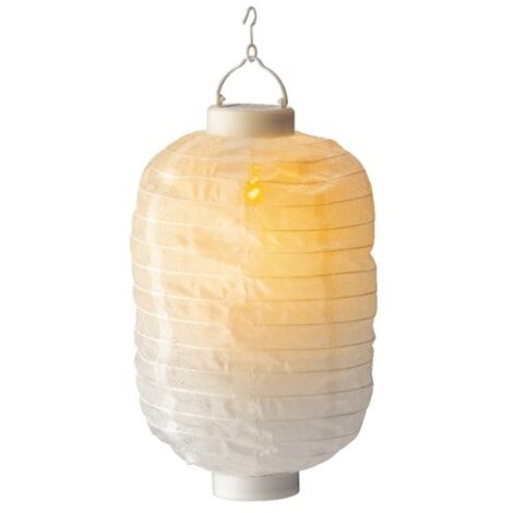LANTERNA SOLARE 30 LED FIAMMA BIANCO CALDO D.20XH2