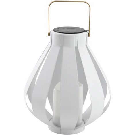 Lanterna solare LED bianca IP44 metallo AHOBRO Polux