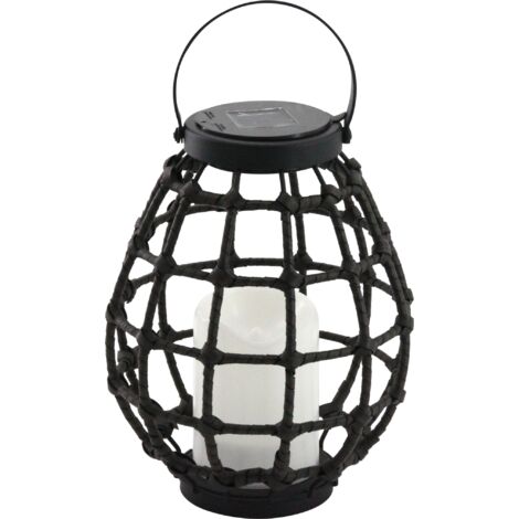 Lanterna solare LED KOGE metallo bronzo IP44 Polux