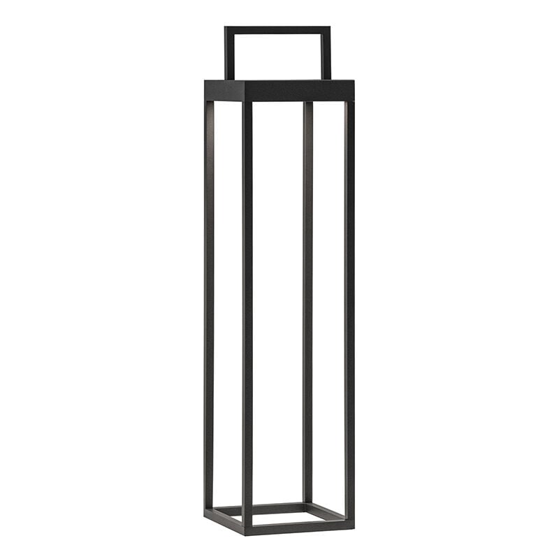 Bientôt lanterne solaire led anthracite 2,2w IP54 h. 52,5 cm