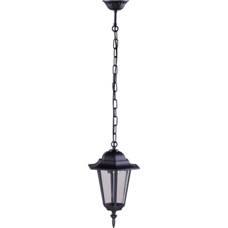 Lanterna sospesa esterna Kaja Standard K-5009H nera E27