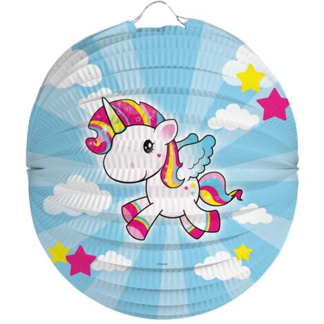 Lanterna unicorno 22 cm