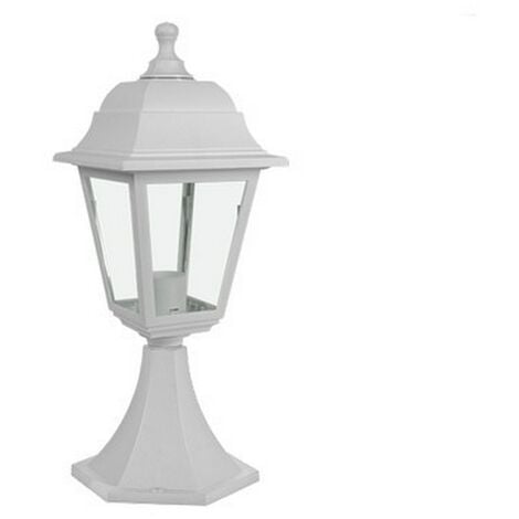 Lanterna Zeus Bianca con base IP44 1 x E27 Novaline