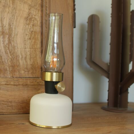Lanterne 200 lumens en métal SABLE recharge USB