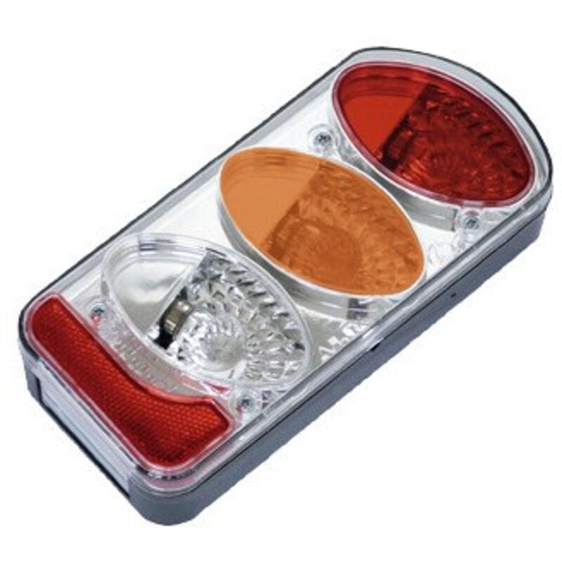 Spot-light - Lanterne 5 fonctions chromé droit