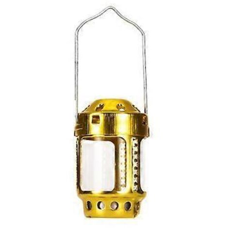Lanterne à bougie SZTXJ Mini, lumineuse, en alliage d'aluminium et laiton, lampe suspendue pour la pêche nocturne, le camping et la pêche en plein air