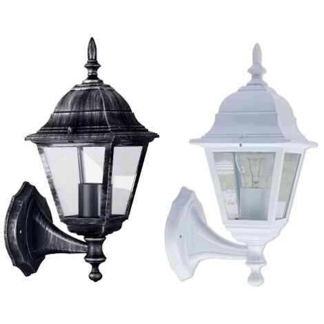 LANTERNE ARKADIA NERO 4 FACCE CON BRACCIO