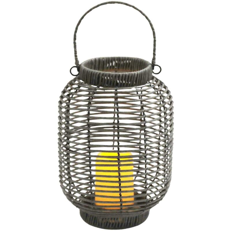 SIL - Lanterne avec bougie led Candle 22 x 30 cm (DxH)