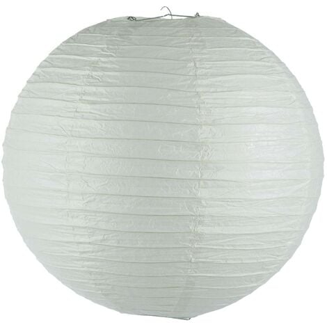 Lanterne boule papier blanc D45cm - Atmosphera créateur d'intérieur