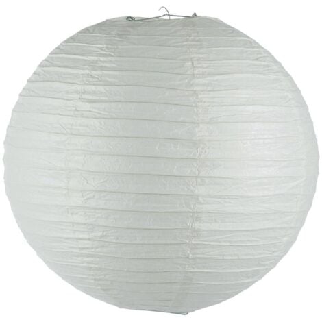 AC-DECO Lanterne boule papier blanc D45cm - Atmosphera créateur d'intérieur