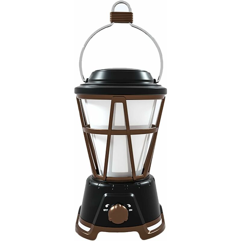 Lanterne Camping led, Lampe Camping Rechargeable Puissante 1000lm, Lampe Torche pour Eclairage Extéieur, Luminosité Réglable 2 Modes, Eclairage