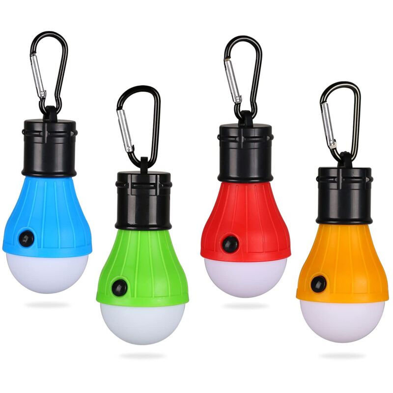 Lanterne de Camping, 4X Lampe de Camping LED Lanterne Lampe Camping, 3 Mode de Lampe étanche Nuit d'urgence Lampes de Poche Portable pour Camping,