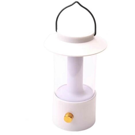 Lanterne de camping LED - Intensité réglable, rechargeable par USB-C, étanche IPX4, A