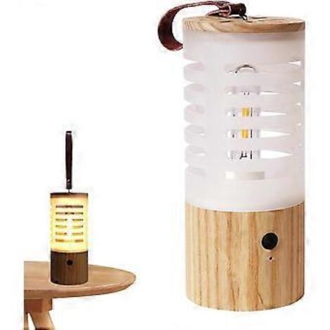 Lanterne de camping LED - Lampe de tente LED portable rechargeable avec batteries intégrées - Accessoire de camping suspendu pratique pour le camping et la détente à la maison