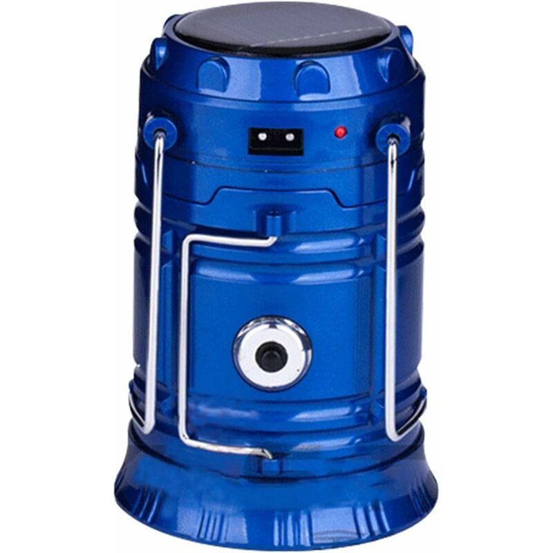 Lanterne de camping led - Lampe solaire de camping multifonction - Lampe de camping - Rechargeable - Portable - Pour l'extérieur, le camping, la