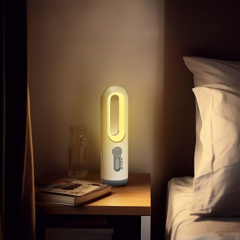 Lanterne de camping led portable multifonctionnelle et lampe de poche avec détecteur de mouvement, batterie rechargeable, idéale pour les urgences à