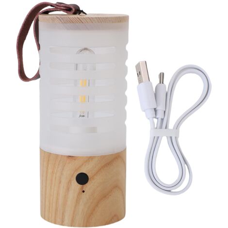 Lanterne de camping LED portable sans fil rechargeable avec lumière chaude 2700K, fonctionne sur piles, intensité lumineuse réglable en continu, idéale pour la randonnée, la maison et les voyages