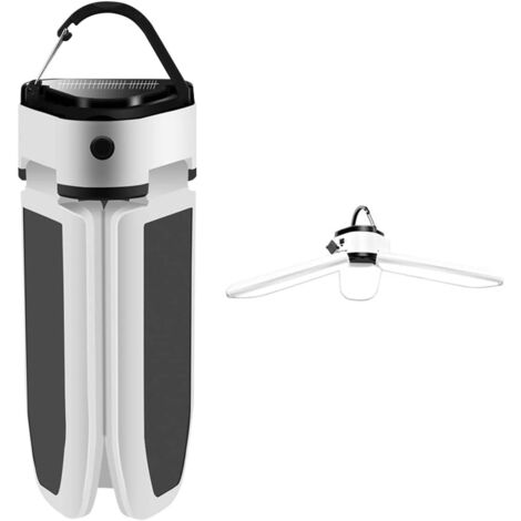 Lanterne de camping rechargeable, 30W 1000 Lumens 5 Modes Lampe Camping suspension Pliant