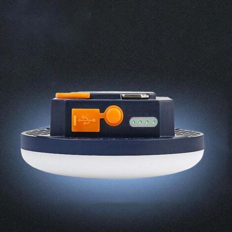 Lanterne de camping. rechargeable par USB. batterie 7200 mAh. étanche. avec aimant. 4 modes. batterie externe. pour la randonnée et le camping