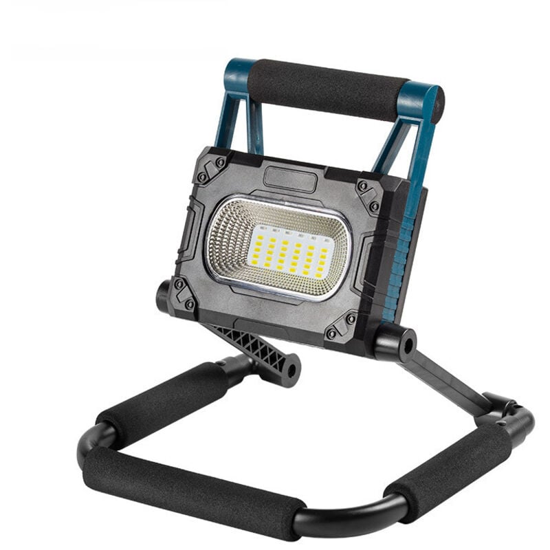Lampe de travail à led à économie d'énergie Résistant à la pluie Batterie intégrée de 3600 mAh 36 led Avec support Portable Convient pour l'entretien