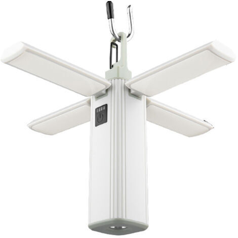 Lanterne de camping solaire rechargeable 2000 mAh pliable pour tente de camping, alimentée à l'énergie solaire, 3 modes d'éclairage, lanternes solaires suspendues d'extérieur, lampes de secou