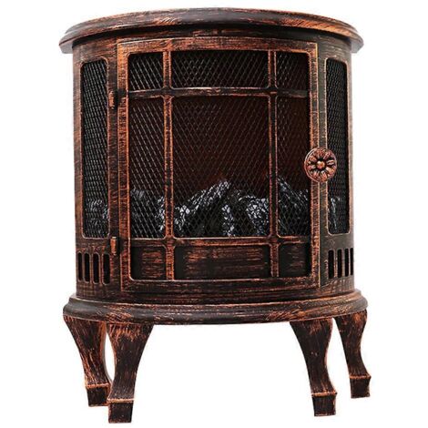 Lanterne de cheminée LED décorative sans flamme, effet bûches, lampe vintage, fonctionne sur piles USB, lampe de table décorative