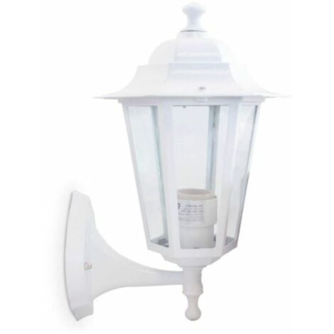 Lanterne de jardin bras inférieur blanc E27 60W Blanc GSC 000700071