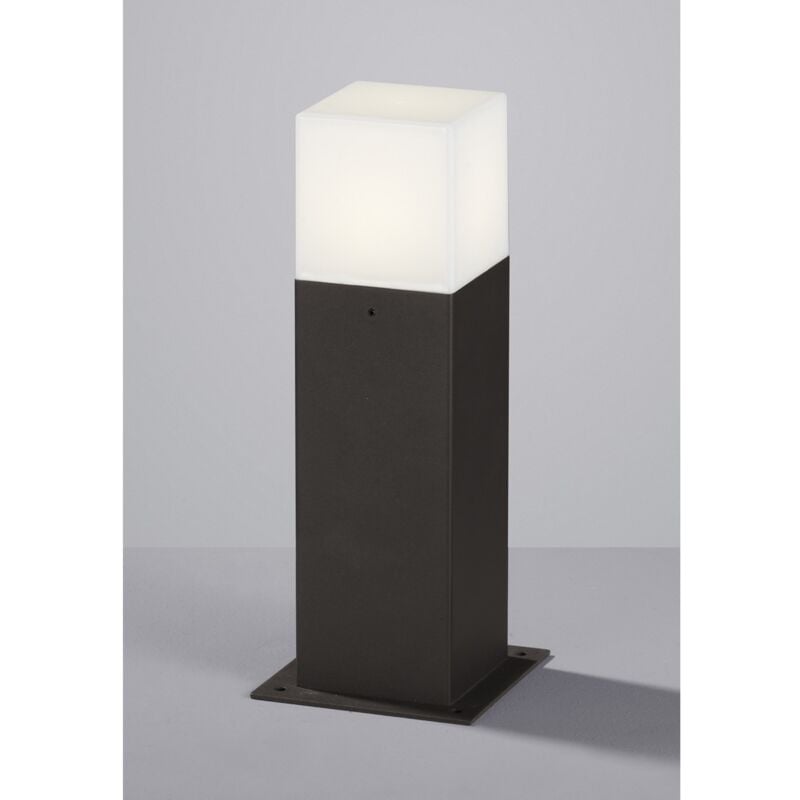 Iperbriko - Lanterne De Jardin Carrée Hudson Anthracite Led E14 Trio Lighting