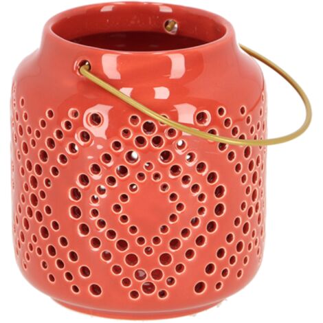 Lanterne "Desert Dream" en terre cuite - Taille S - Terracotta - D 10 cm - Livraison gratuite