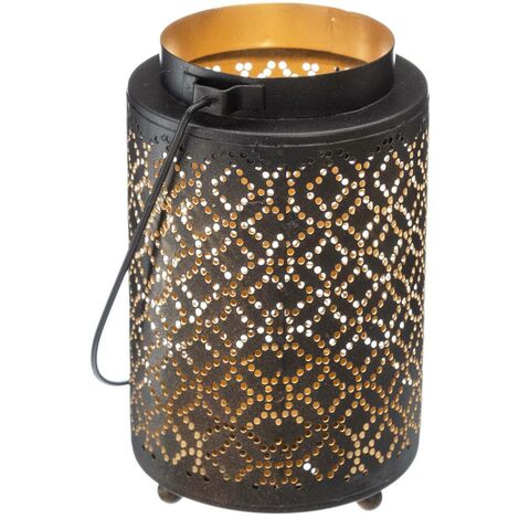 Lanterne design métal H13cm - Atmosphera créateur d'intérieur