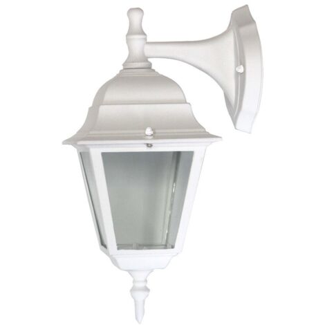 Lanterne d'extérieur Eolo Down de couleur blanche