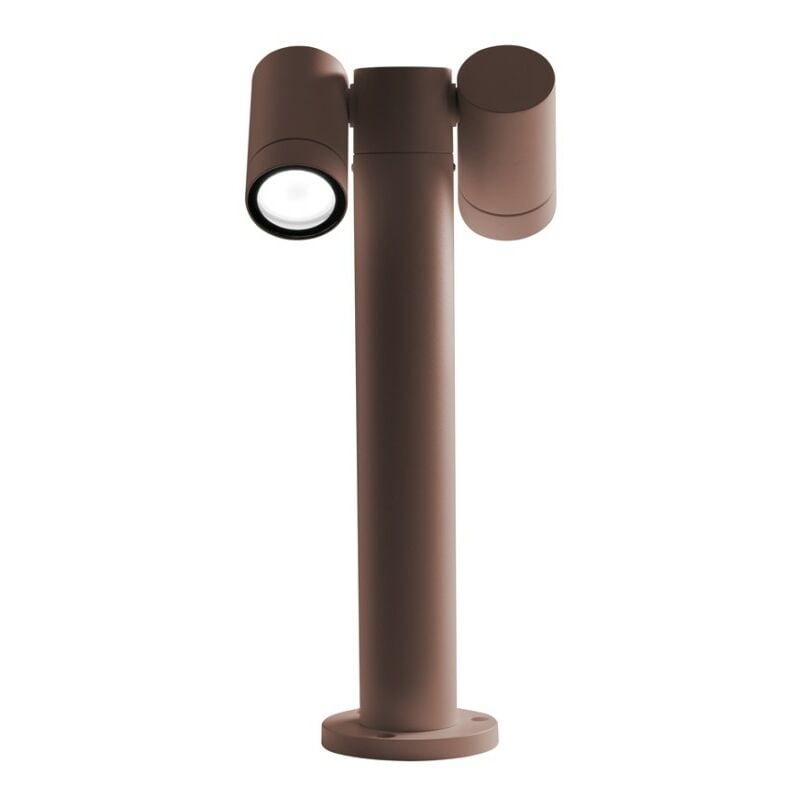 Lanterne d'extérieur gea led ges1112 45h gu10 led marron classique aluminium orientable spot de sol