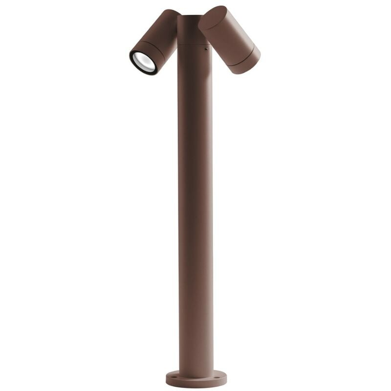 Lanterne d'extérieur gea led ges1113 70h gu10 led marron classique aluminium orientable spot de sol