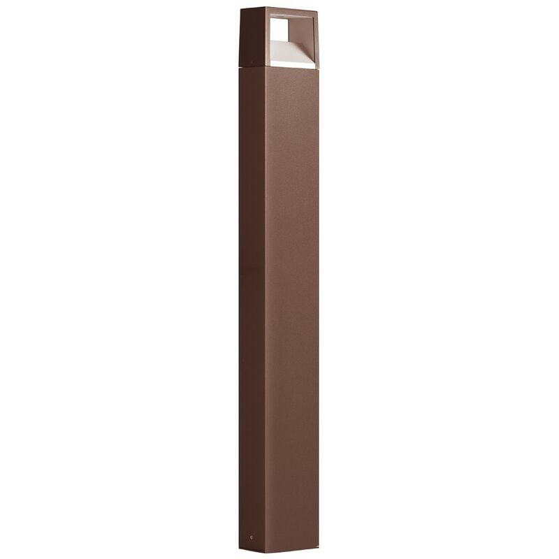 Lanterne d'extérieur gea led ges1162 100h marron led lampadaire classique en aluminium