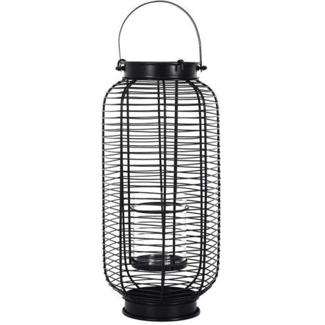 Lanterne En Metal Ajoure Mirage H33cm