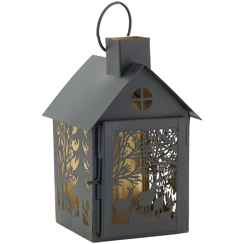 Lanterne en métal Maison Cerf