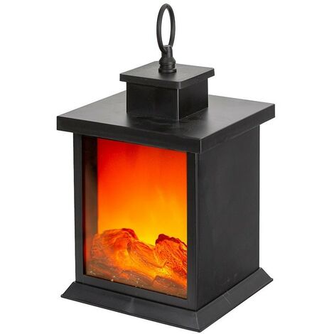 Lanterne LED cheminée