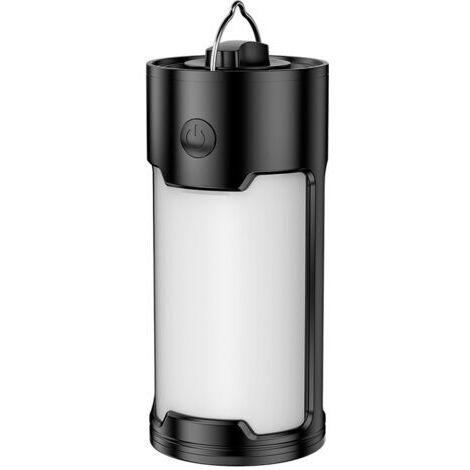 Lanterne LED étanche et Rechargeable avec crochet, lampe d'urgence Portable, idéale pour le Camping ou la tente