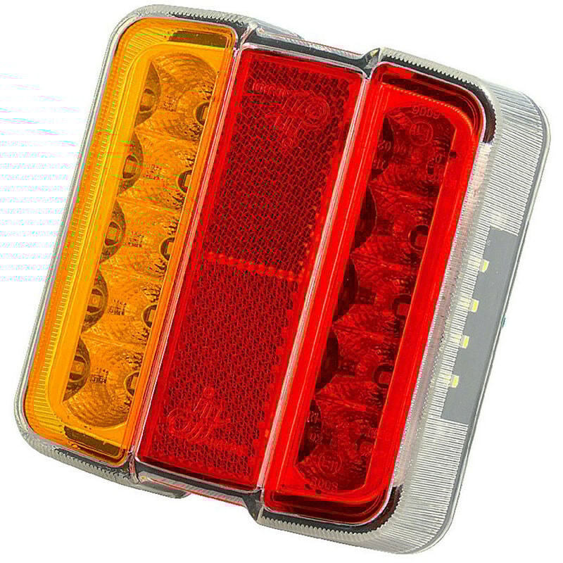 Abtech - Lanterne led orange rouge 4 fonctions - autobest